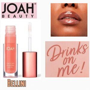 Joah NIB Top it Off Plumping Lip Oil • Bellini (coral tint)